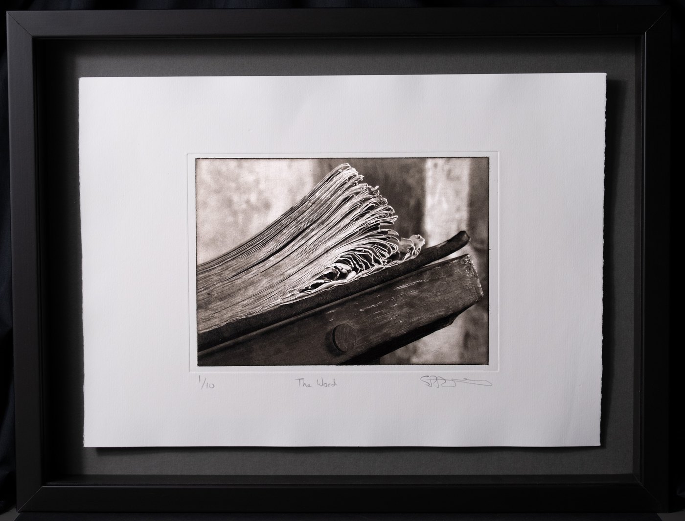 The Word — framed photogravure print