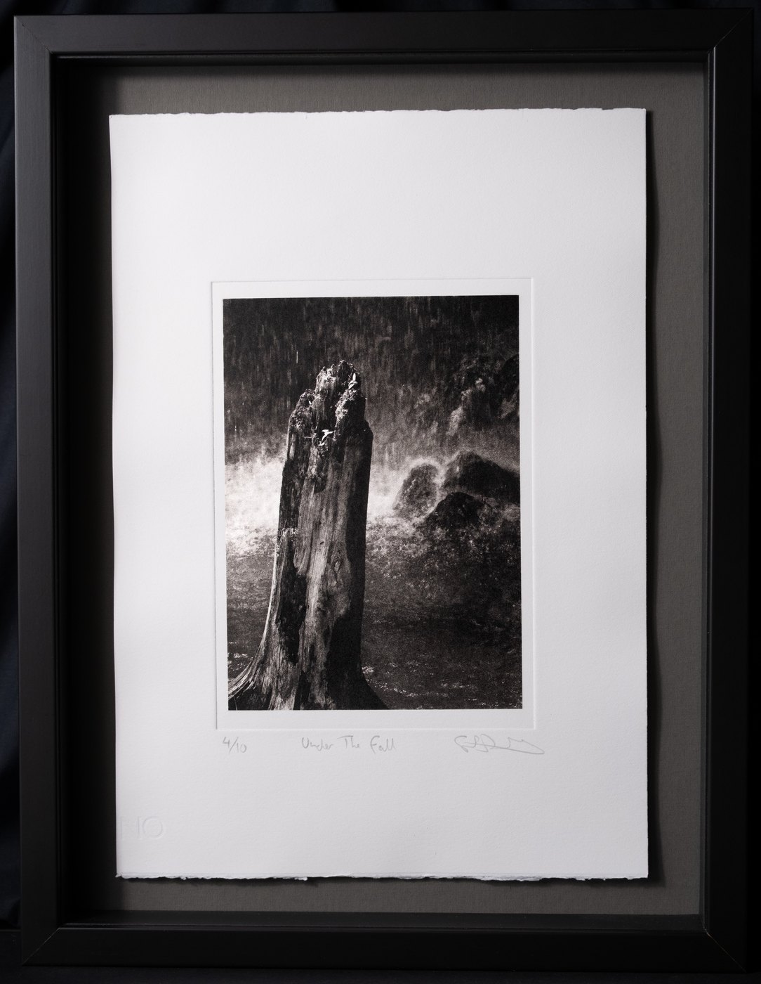 Under The Fall — framed photogravure print